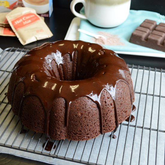 Hot Chocolate Bundt Cake