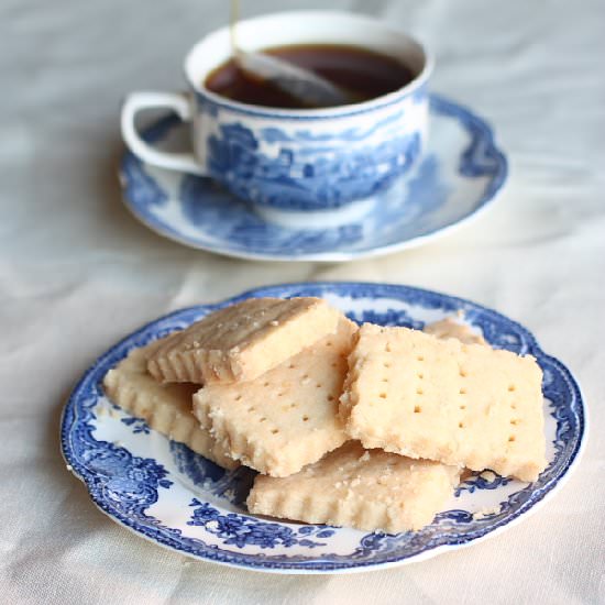 Vegan Lemon Shortbread