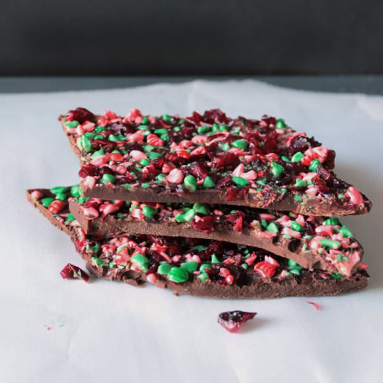 Peppermint Craisin Bark