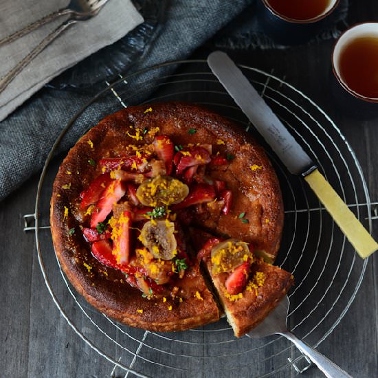 Baked Ricotta Cheesecake