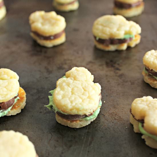 Double-Fudge Sandwich Cookies