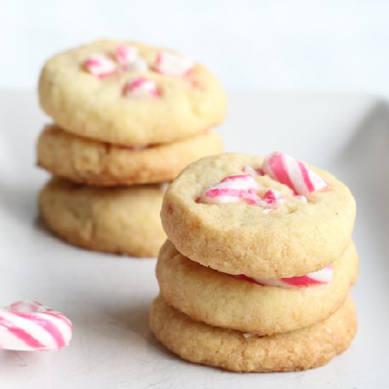 Vegan Candy Cane Cookies