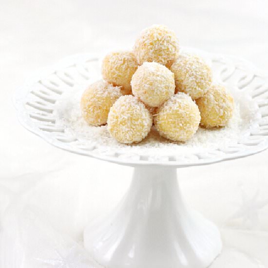 Orange Coconut Truffles