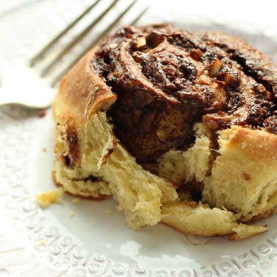 Chocolate Hazelnut Buns