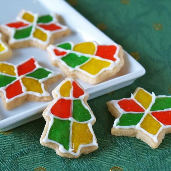 Easy Glittering Christmas Cookies