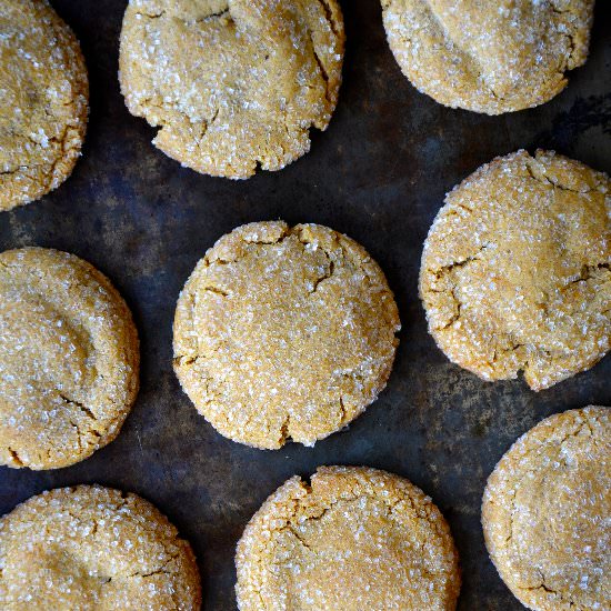 Soft and Chewy Ginger Cookies