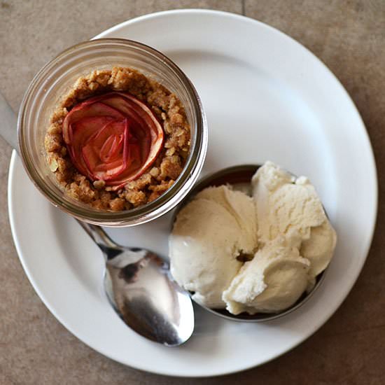 Apple Crisp in a Jar