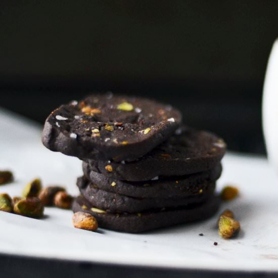 Chocolate Pistachio Sables