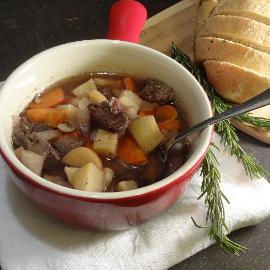 Slow Cooker Red Wine and Beef Stew