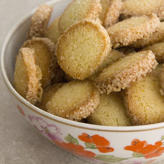 Orange and Vanilla Cookies