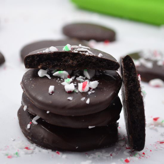 Homemade Thin Mint Cookies