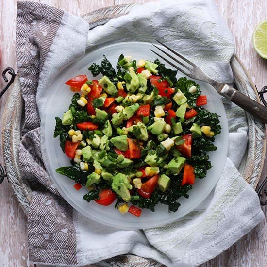 Skinny Guacamole Salad