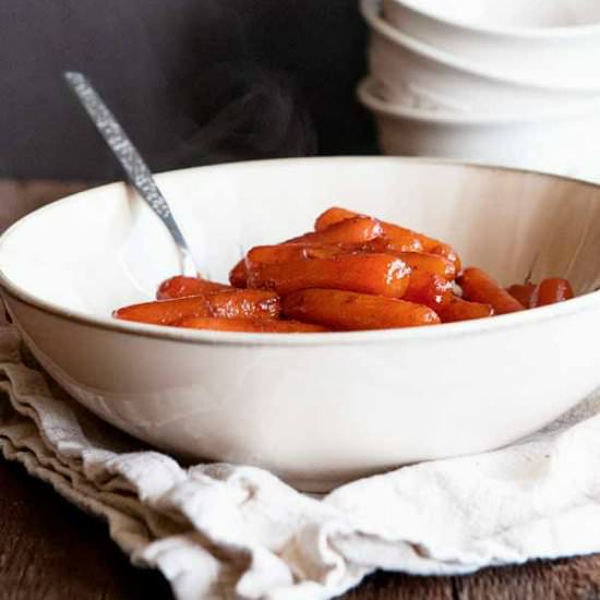 Jelly Glazed Baby Carrots