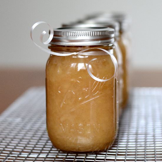 Maple Cinnamon Applesauce