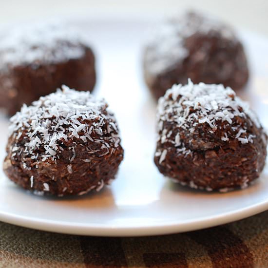 Coconut Brownie Bites