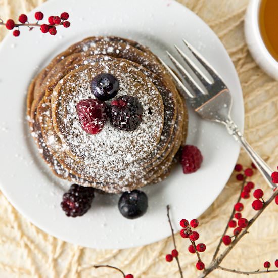 Gingerbread Buckwheat Pancakes
