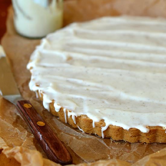 Glazed Gingerbread Shortbread