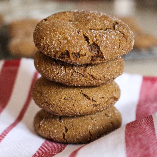 Soft & Chewy Ginger Snaps