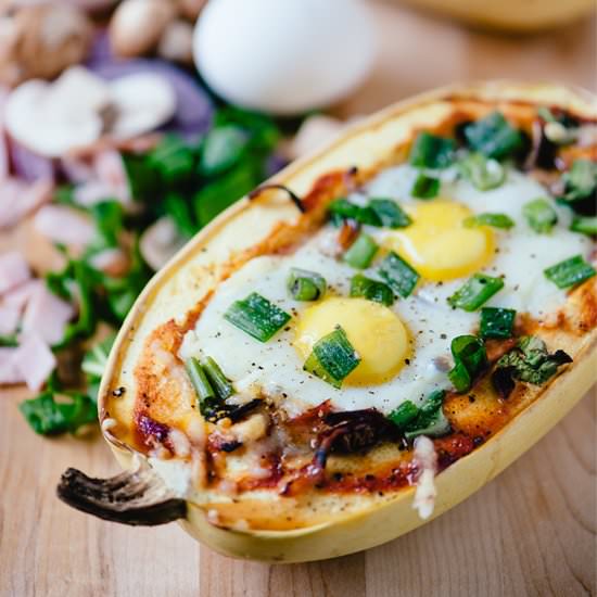 Breakfast Spaghetti Squash