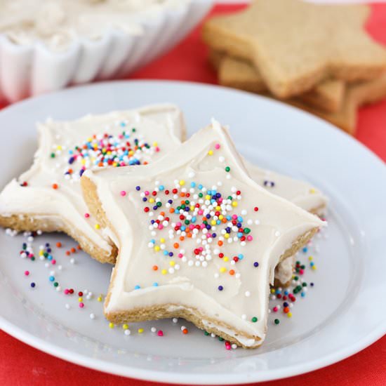 Almond Flour Sugar Cookies