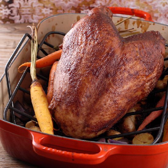 Brined Lemon-Ginger Turkey Breast