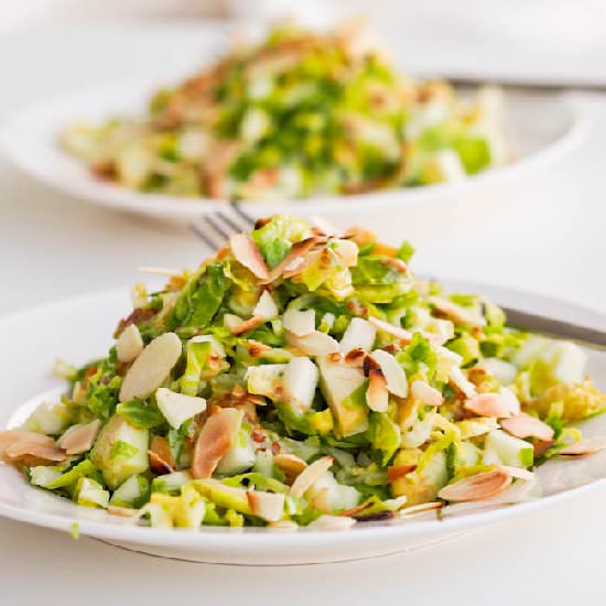 Brussels Sprouts Salad with Apples