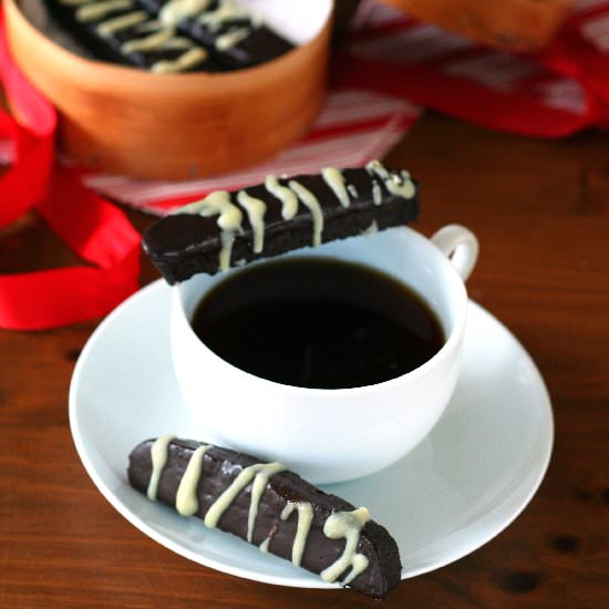 Chocolate Peppermint Biscotti
