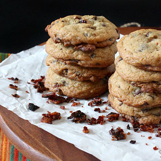 Candied Bacon Choc. Chip Cookies