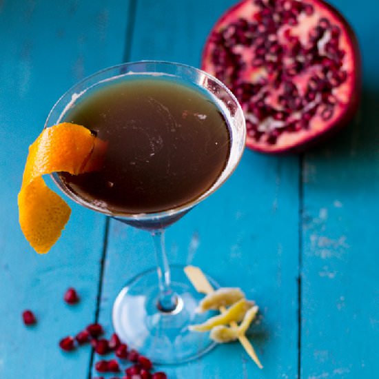 Pomegranate Ginger Cocktail