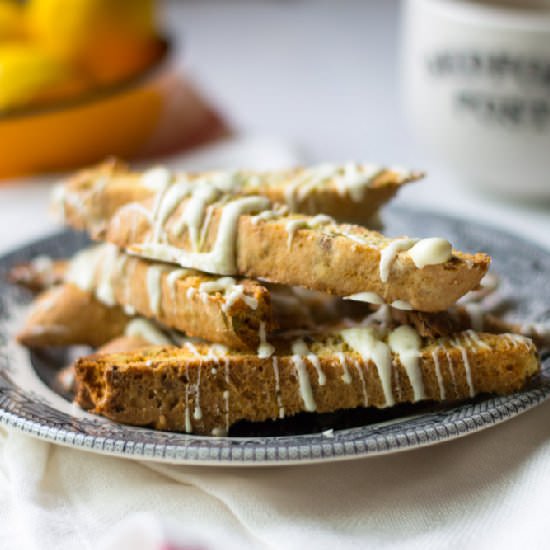Lemon Pistachio Biscotti
