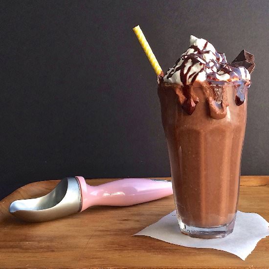 Roasted Chestnut Chocolate Shake