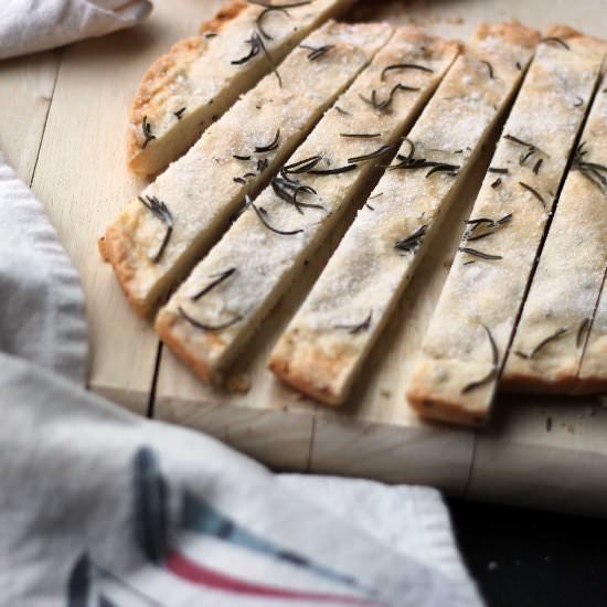 Rosemary Caraway Shortbread