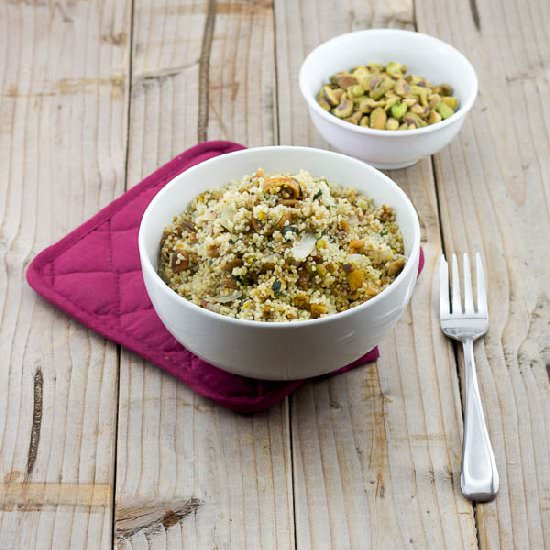 Pistachio and Fig Couscous