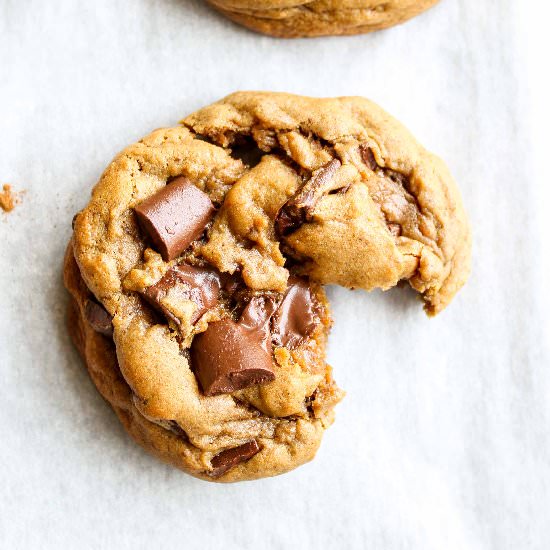 Chocolate Chunk Gingerbread Cookies