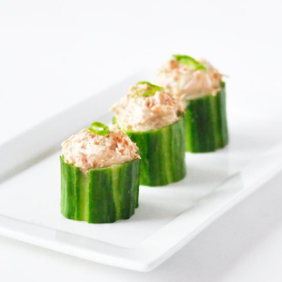Cucumber Tuna Appetizers