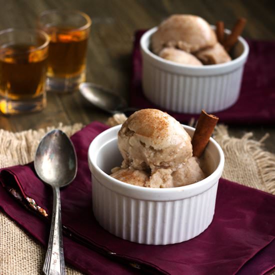 Vegan Rum ‘N Eggnog Ice Cream