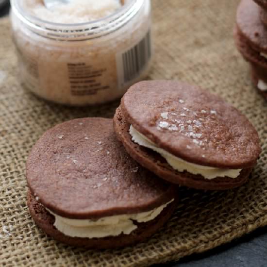 Salt-n-Pepper Sandwich Cookies