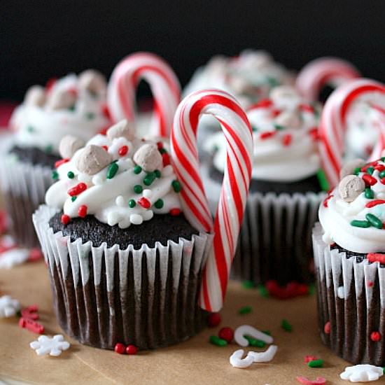 Hot Chocolate Cupcakes