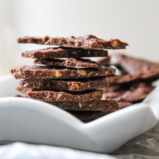 Honey Almond Dark Chocolate Bark
