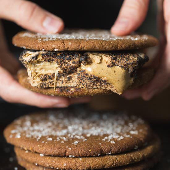 Gingerbread Marshmallow Smores