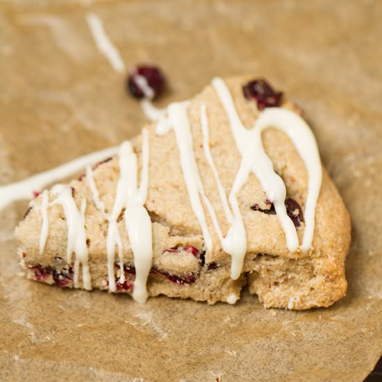 White Chocolate Cranberry Scones