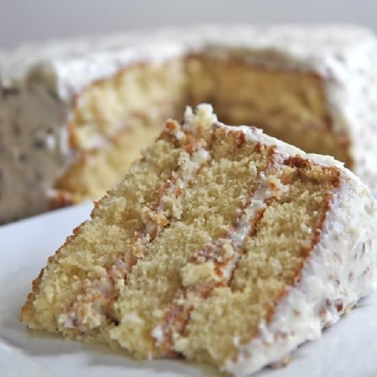 Old Fashioned Italian Cream Cake