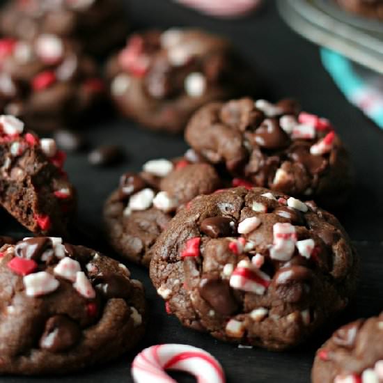 Peppermint Mocha Cookies