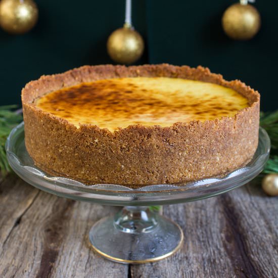 Eggnog Cheesecake