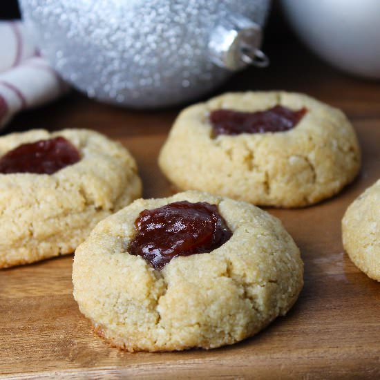 Gluten Free Thumbprint Cookies