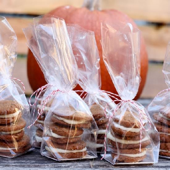 Spiced Ginger Sandwich Cookies