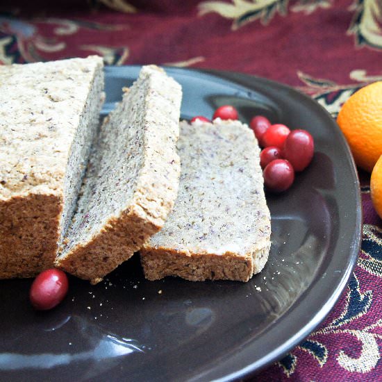 Cranberry Clementine Christmas Loaf