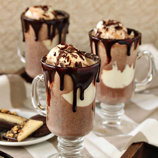 Hot Chocolate Floats