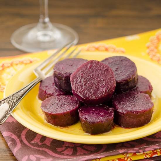 Maple Purple Sweet Potatoes