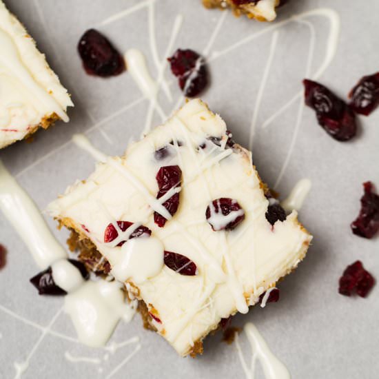 Gluten-Free Cranberry Bliss Bars